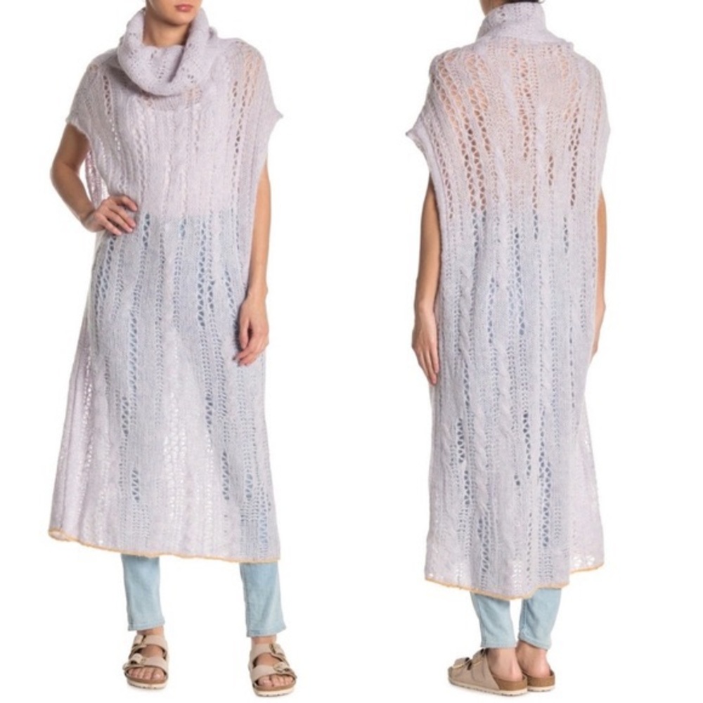 Free People Pirouette Cowl-neck Tunic NEW Lilac
